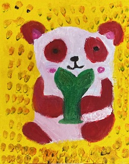 panda kids artwork